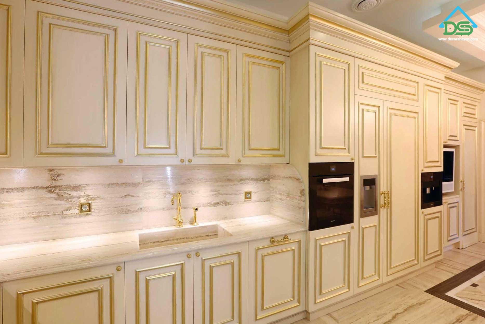 کابینت کلاسیک چوبی