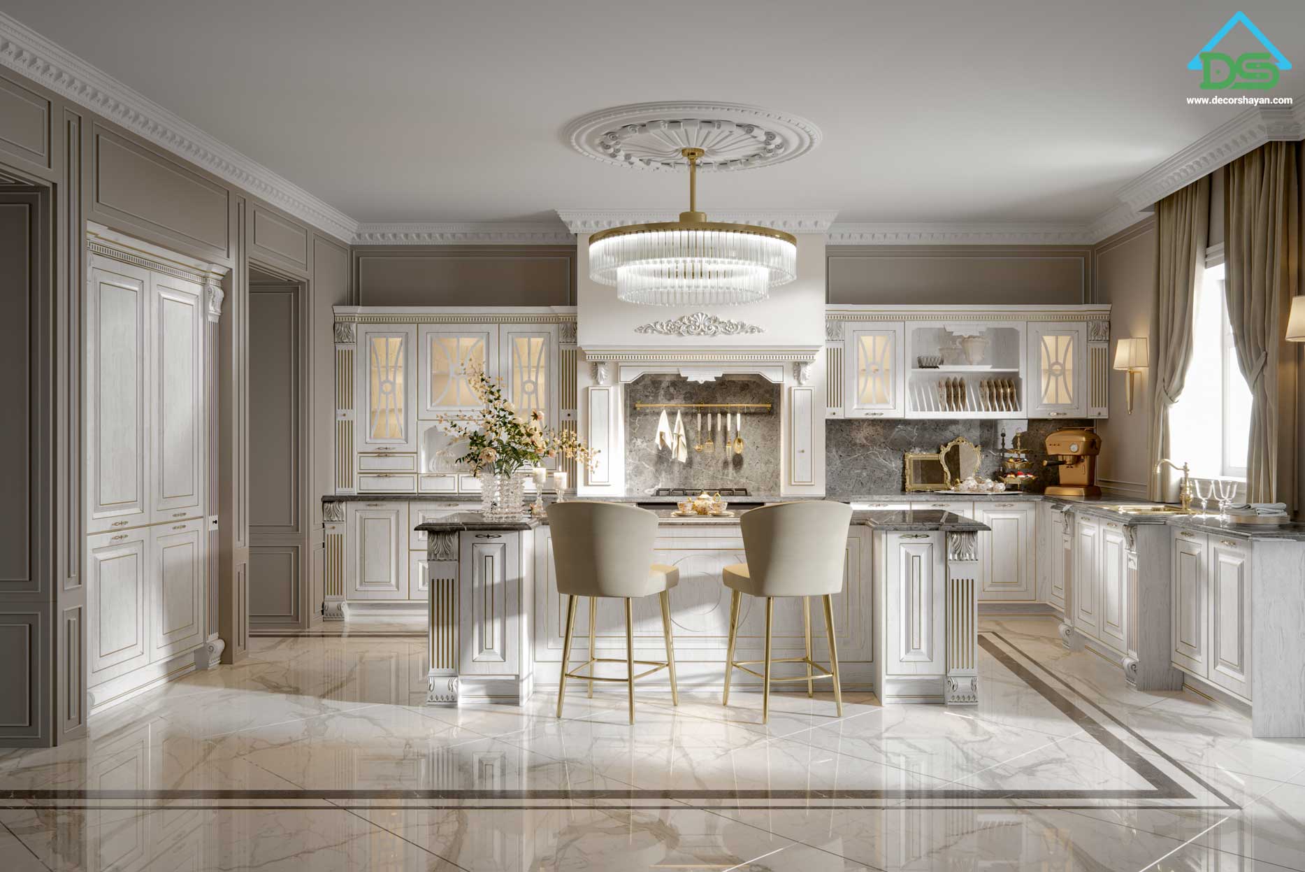 مزایا کابینت کلاسیک طرح چوب